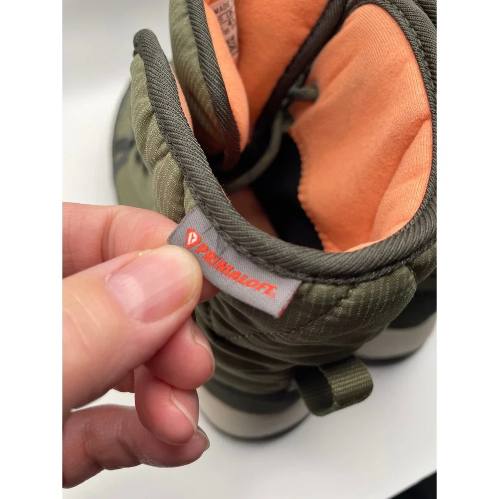 Adidas Terrex Primaloft Winter Boots Lace Up Women's Green‎ Olive Size 6 US